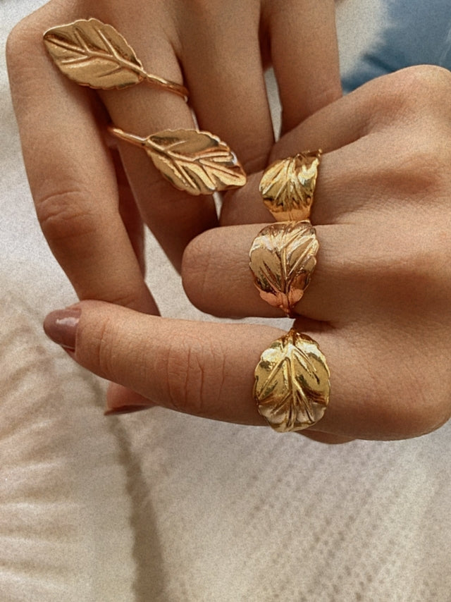 Ring Leaves Jewelry